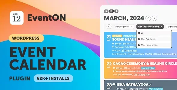 EventOn v5.1 - WordPress Virtual Event Calendar Plugin