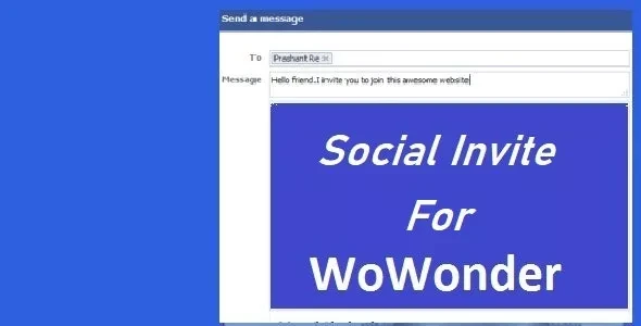 Facebook Invite for WoWonder