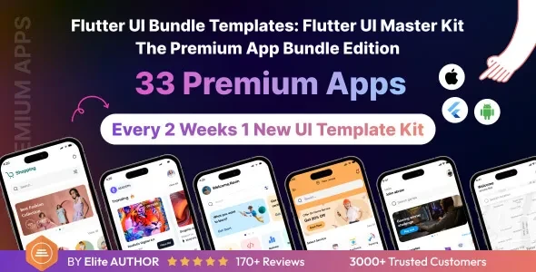 Flutter UI Bundle Templates v1.22 - Flutter UI Master Kit