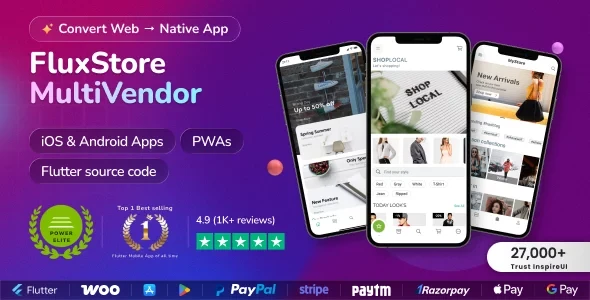 Fluxstore Multi Vendor v6.3.0 - Flutter E-commerce Full App