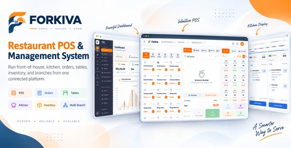 Forkiva v2.2.0 - Restaurant POS & Management System