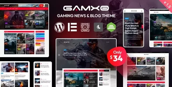 Gamxo v2.0.4 - WordPress Gaming News & Blog Theme