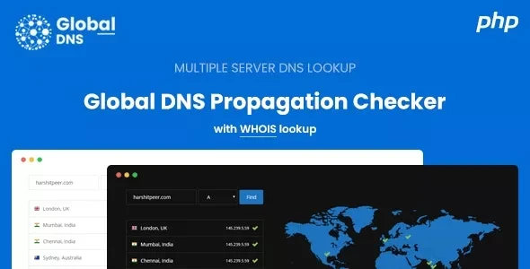 Global DNS v3.0 - DNS Propagation Checker - WHOIS Lookup - PHP