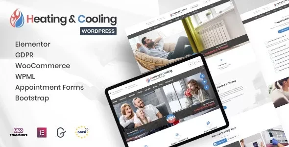 HeaCool v2.6 - Heating & Air Conditioning WordPress Theme