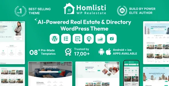 Homlisti v3.2.3 - Real Estate WordPress Theme + RTL
