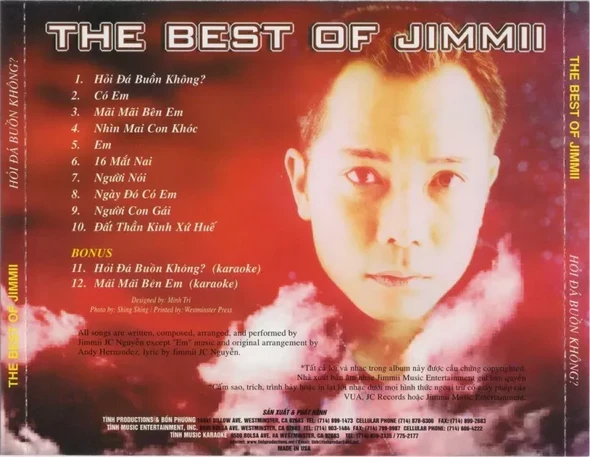 Jimmy Nguyễn - Hỏi Đá Có Buồn Không 1997