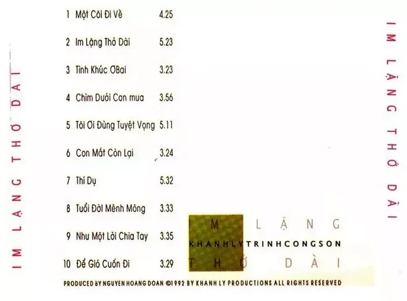 Khánh Ly - Im Lặng Thở Dài 1992