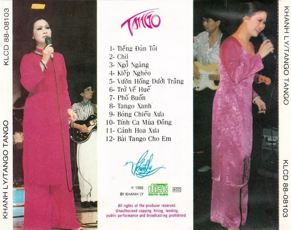 Khánh Ly - Tango Tango 1988