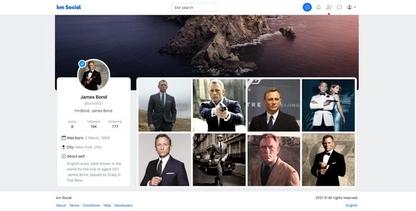 km Social - Photo Sharing Script PHP