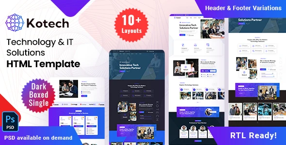 Kotech - Technology & IT Solutions HTML Template