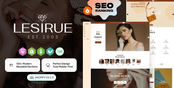 Lesirue v2.0.0 - Jewelry & Accessories Shopify Theme OS 2.0