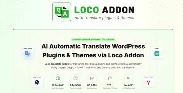 LocoAI v2.2.4 - Auto Translate for Loco Translate
