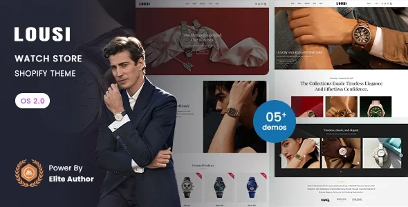 Lousi - Watch Store Shopify 2.0 Theme