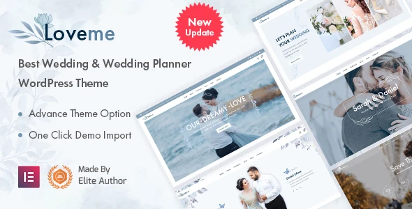 Loveme v2.0.4 - Wedding & Wedding Planner WordPress Theme