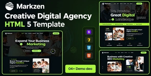 Markzen - Marketing Agency HTML5 Template