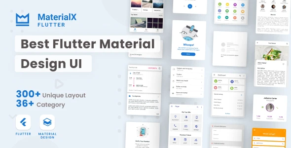 MaterialX Flutter v2.3 - Flutter Material Design UI