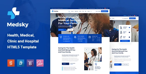 Medsky - Health Medical Clinic HTML5 Template