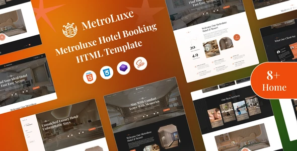 Metroluxe v1.0.1 - Hotel Booking HTML Template