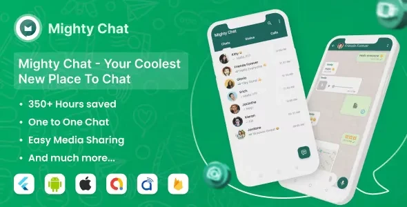 MightyChat - Chat App With Firebase Backend + Agora.io