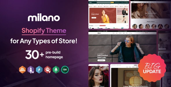 Milano v1.0.6 - Modern Multipurpose Shopify Theme