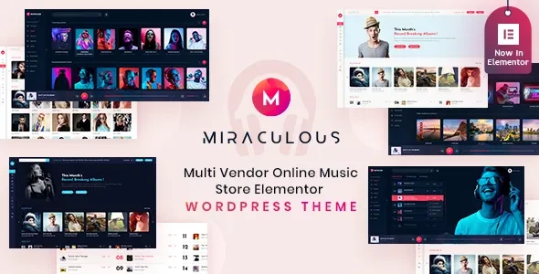 Miraculous v2.1.3 - Multi Vendor Online Music Store WordPress Theme