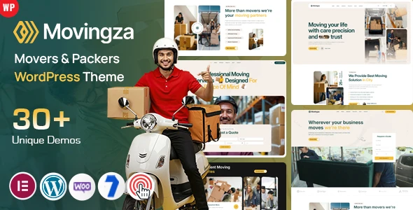 Movingza v4.0 - Movers & Packers WordPress
