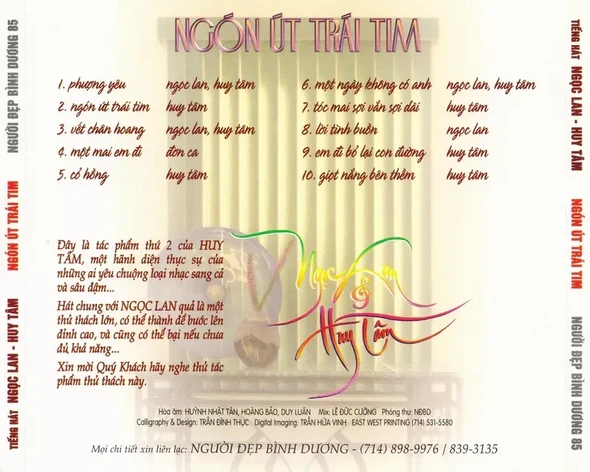 Ngọc Lan & Huy Tâm - Ngón Út Trái Tim 1988