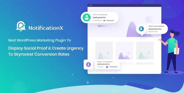 NotificationX v3.2.4 - Best WordPress Marketing Plugin