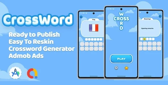 Offline Crossword Android Quiz App v3.0