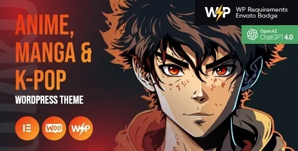 Otaku v1.8.0 - Anime, Manga & K-Pop WordPress Theme