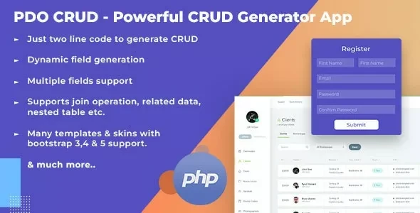 PDO Crud v5.1 - Advanced PHP CRUD Application