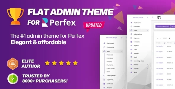 Perfex CRM - Flat Admin Theme v1.1.1
