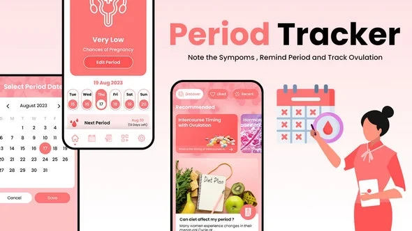Period Tracker - Clue Period - My Calendar - Ovulation Tracker - Fertilo Period - Health Tracker