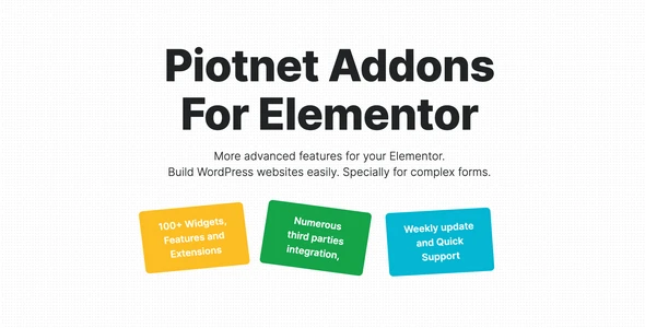 Piotnet Addons Pro for Elementor v7.1.75