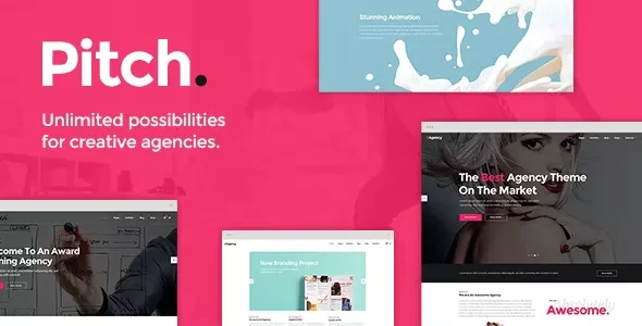 Pitch v3.8 - Digital Agency & Freelancer WordPress Theme