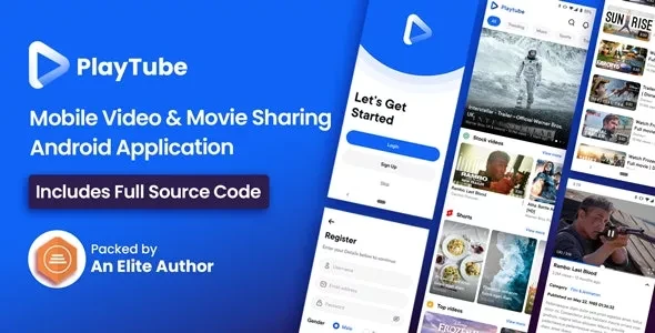 PlayTube v3.9 - Mobile Video & Movie Sharing Android Native Application (Import / Upload)