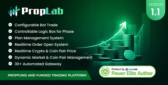 PropLab v1.1 - PropFund and Funded Trading Platform