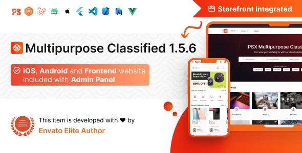 PSX v1.5.6 - Classified for Multipurpose App, Buysell Classified Like Olx, Mercari, Offerup, Carousell