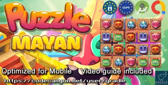 Puzzle Mayan (Admob + GDPR + Android Studio)