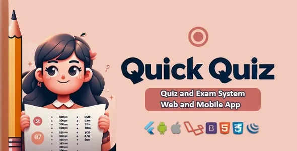 Quick Quiz v5.0 - Quiz and Exam System Web and Mobile App
