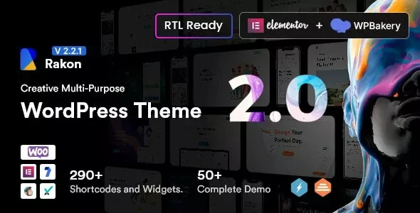 Rakon v2.3.5 - Creative Multi-Purpose WordPress Theme
