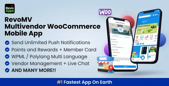 RevoMV v6.0.0 - Multivendor WCFM / Marketplace Flutter Android iOS App