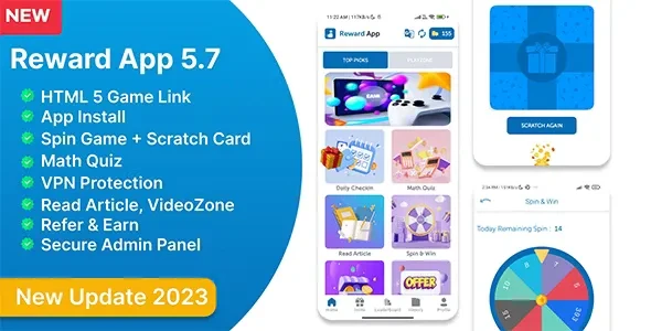 Reward App Lucky Spin + Start App Ads + Adcolony v5.7