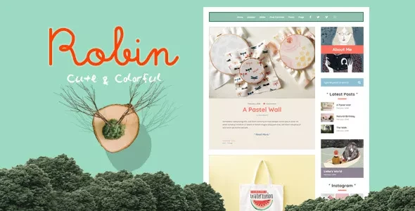 Robin v7.0.14 - Cute & Colorful WordPress Blog Theme