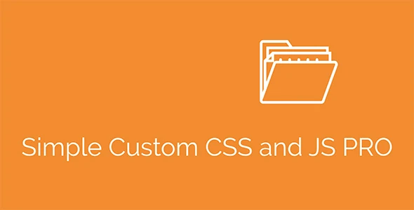 Simple Custom CSS and JS Pro v4.41