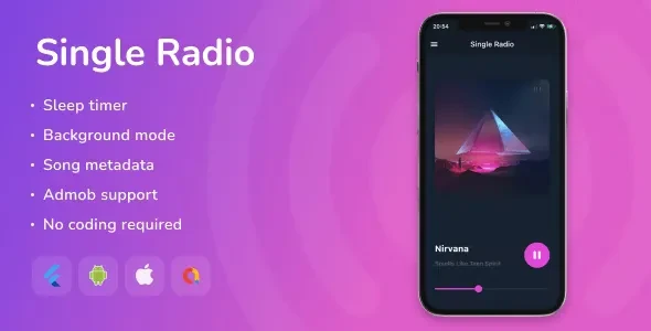 Single Radio v1.8.0 - Flutter Full App
