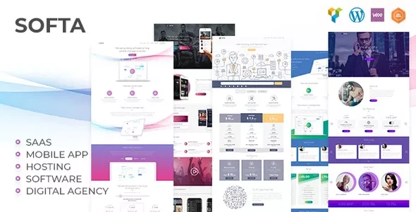 Softa v1.3.7 - SaaS, Software & WebApp WordPress Theme