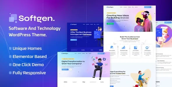 Softgen v1.0.6 - Software & Technology WordPress Theme
