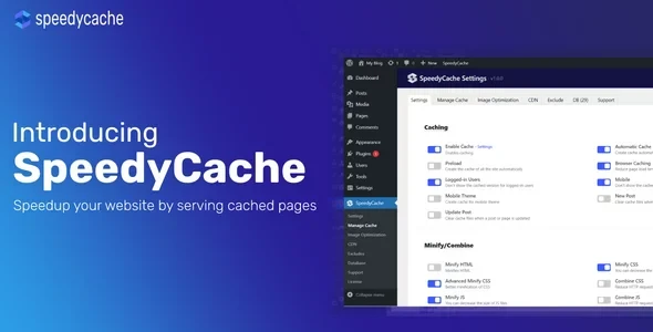 SpeedyCache Pro v1.4.3 - WordPress Cache Plugin