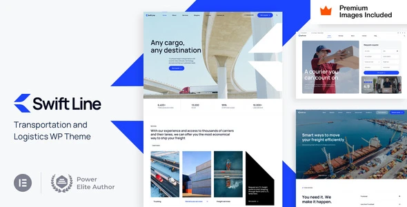 SwiftLine v36 - Transportation Logistics WordPress Theme